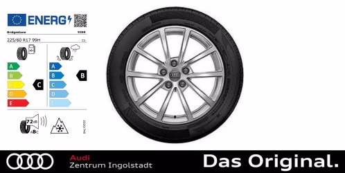Original Audi A6 (Avant / Limousine) 4K Winterkomplettradsatz 10-Speichen-Design 225/60 R 17 99H Bridgestone Blizzak LM001 AO, 7,5Jx17 Original Audi A6 (Avant / Limousine) 4K Winterkomplettradsatz 10-Speichen-Design 225/60 R 17 99H Bridgestone Blizzak LM001 AO, 7,5Jx17