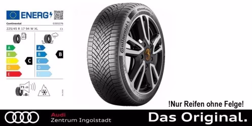 Original Continental Ganzjahresreifen AllSeason Contact AO 235/55 R18 100V Kostenlose Zustellung im Umkreis von 40 KM! Original Continental Ganzjahresreifen AllSeason Contact AO 235/55 R18 100V Kostenlose Zustellung im Umkreis von 40 KM!
